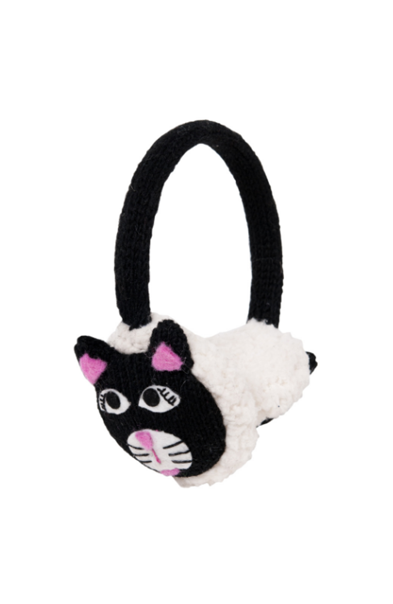 Nirvanna Designs Cat Earmuffs, Main, color, White