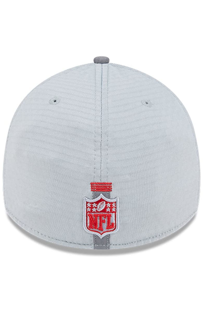 New Era Men's New Era Gray New England Patriots 2024 NFL Training Camp 39THIRTY Flex Hat, Alternate, color, 
