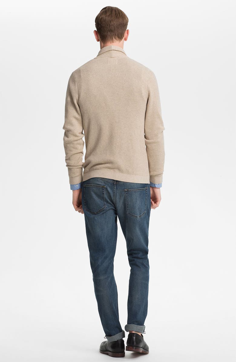 Topman Shawl Collar Cardigan, Alternate, color, 