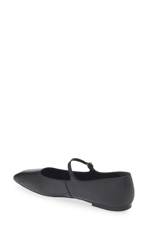 Nordstrom Mary Jane Flat In Black