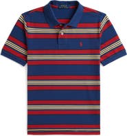 Polo Ralph Lauren Kids' Striped Cotton Piqué Polo