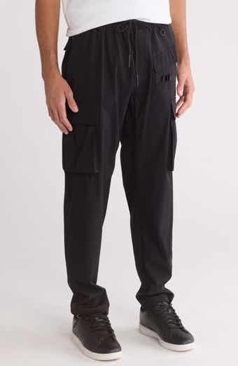 American Stitch Men s Zip Hem Cargo Pants Black Casual Pants