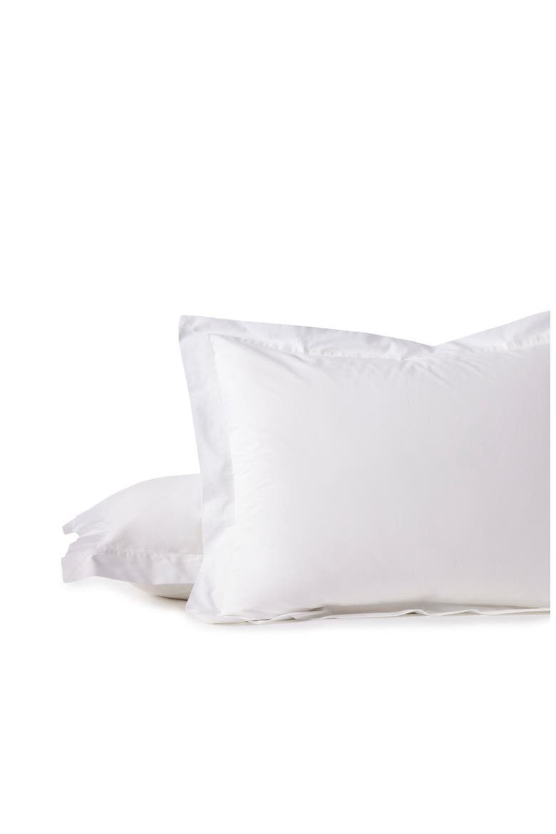 Heritage Organic Cotton Percale Sham, Main, color, ALPINE WHITE