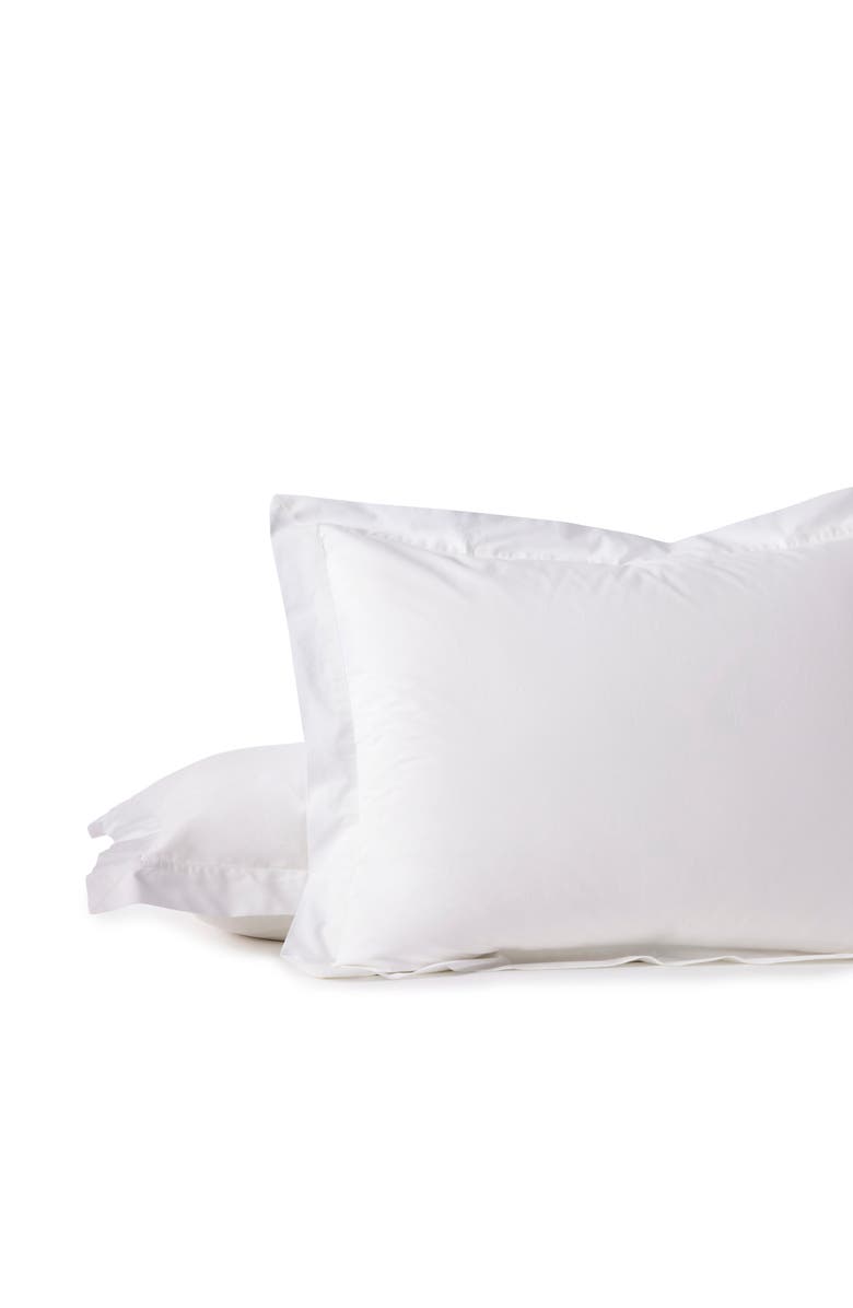 Coyuchi Heritage Organic Cotton Percale Sham, Main, color, Alpine White