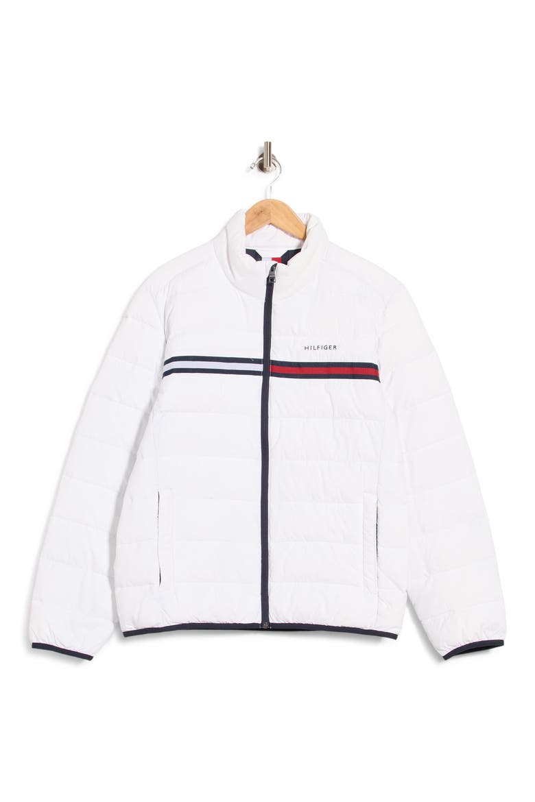 Packable Puffer Jacket, Main, color, WHITE