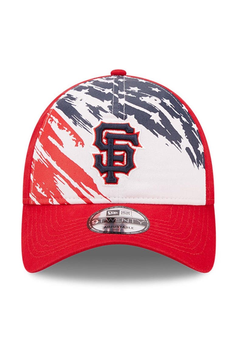 Men's New Era Red San Francisco Giants 2022 4th of July 9TWENTY Adjustable Hat, Alternate, color, Red