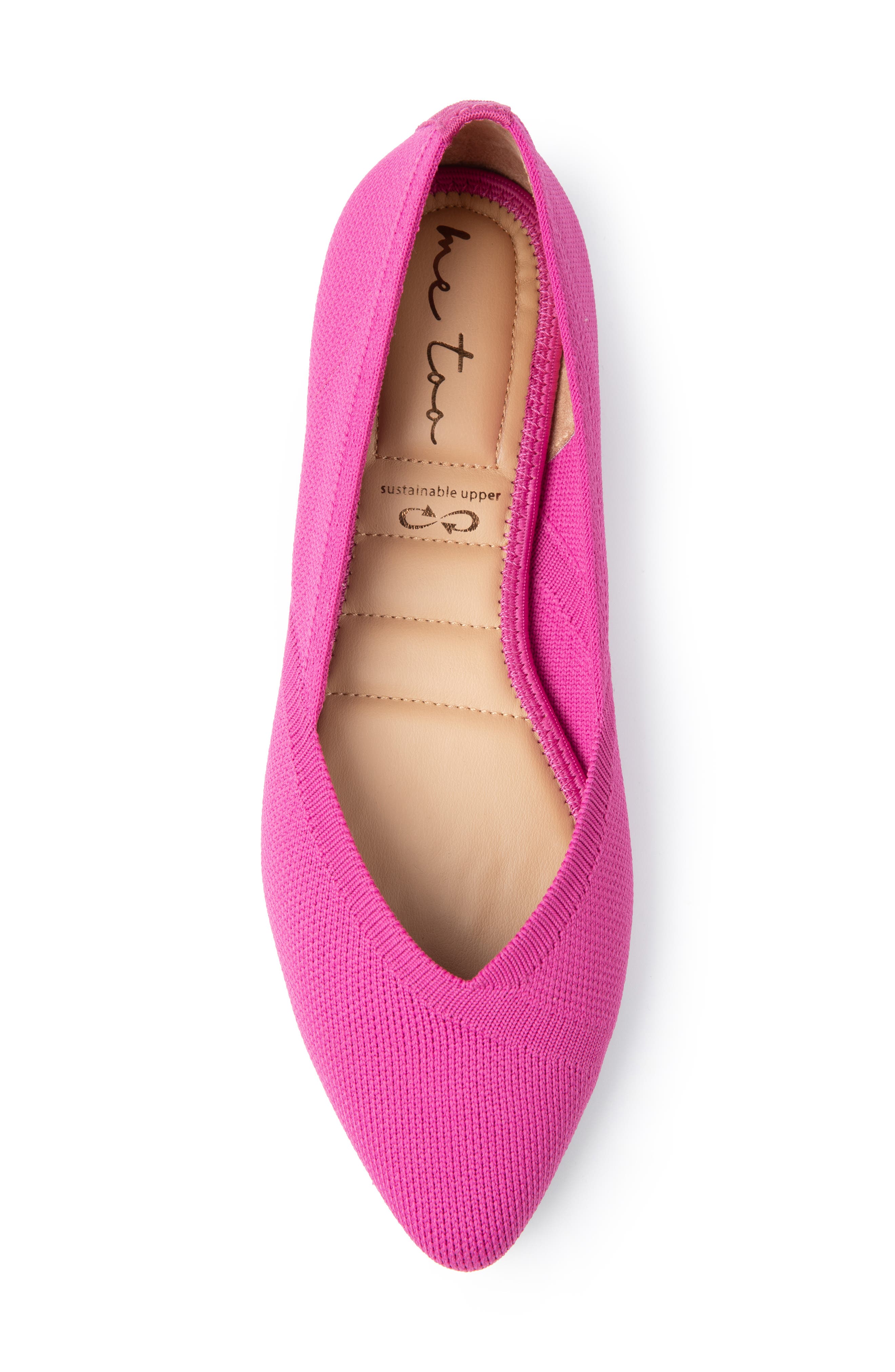 Me Too Aubri Flat, Alternate, color, Peony