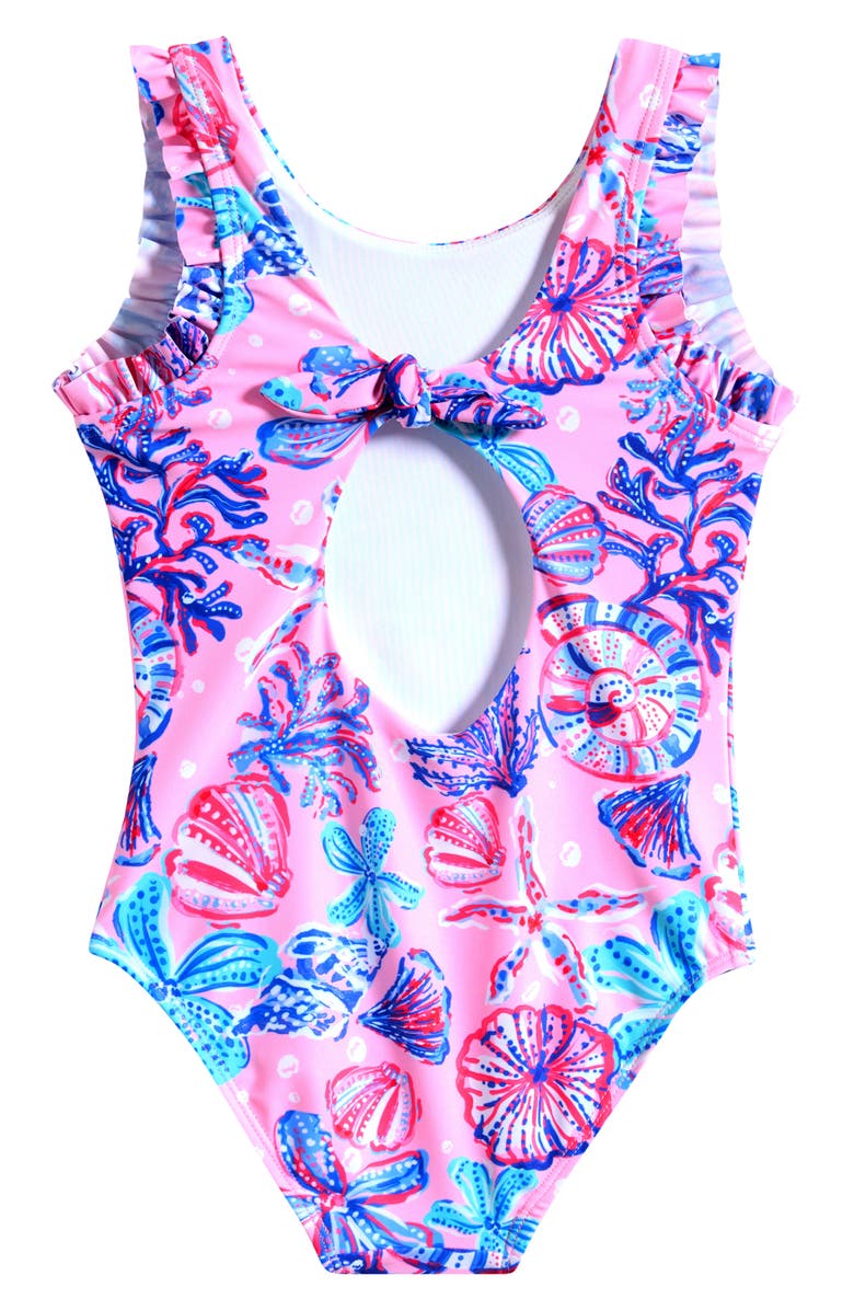 Seafolly Kids' Coral Sea Swimsuit, Alternate, color, 