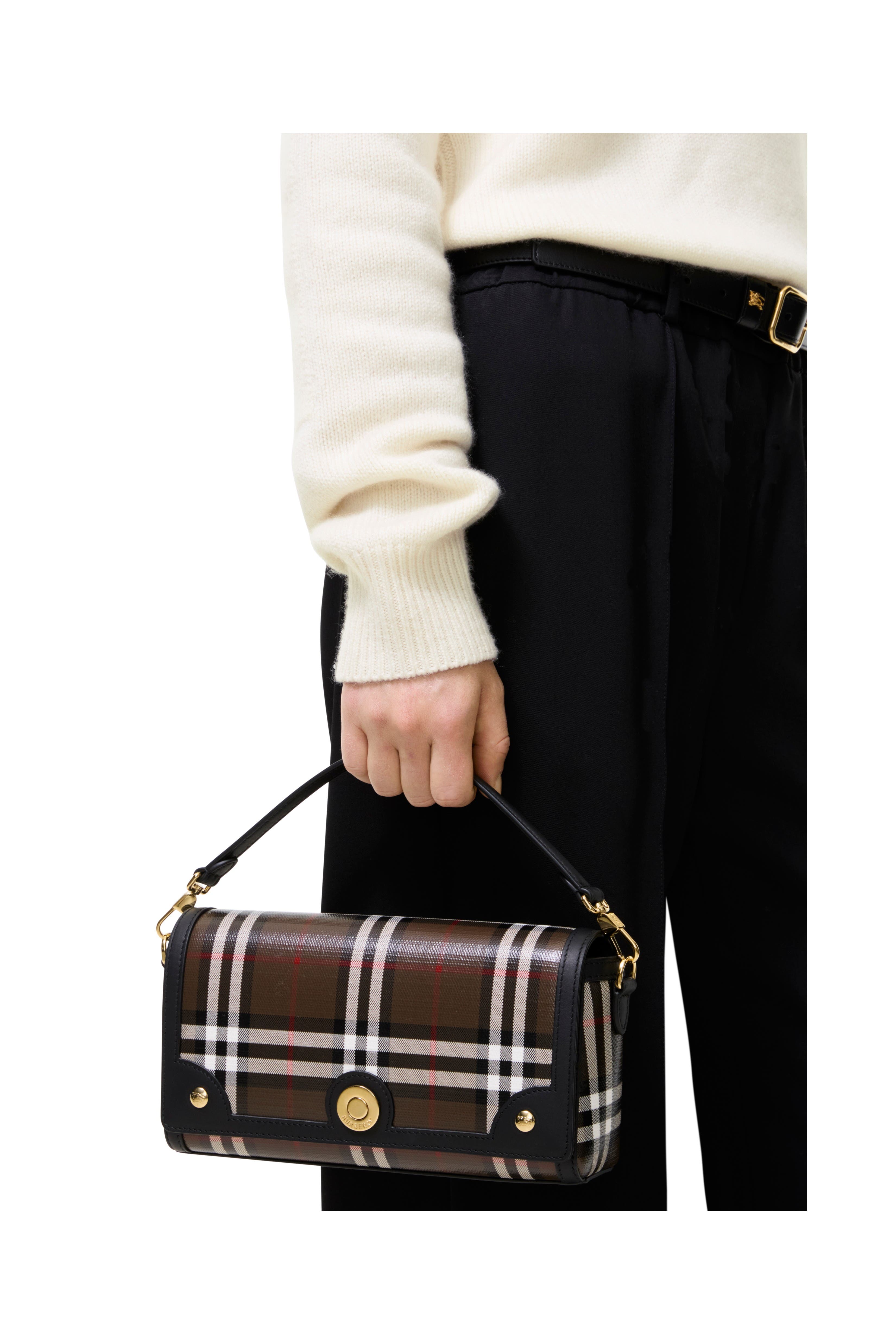 Top Handle Note Bag, Alternate, color, Chocolate brown