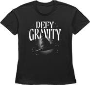 Wicked Women's Wicked Defy Gravity Witch Hat Graphic T-Shirt