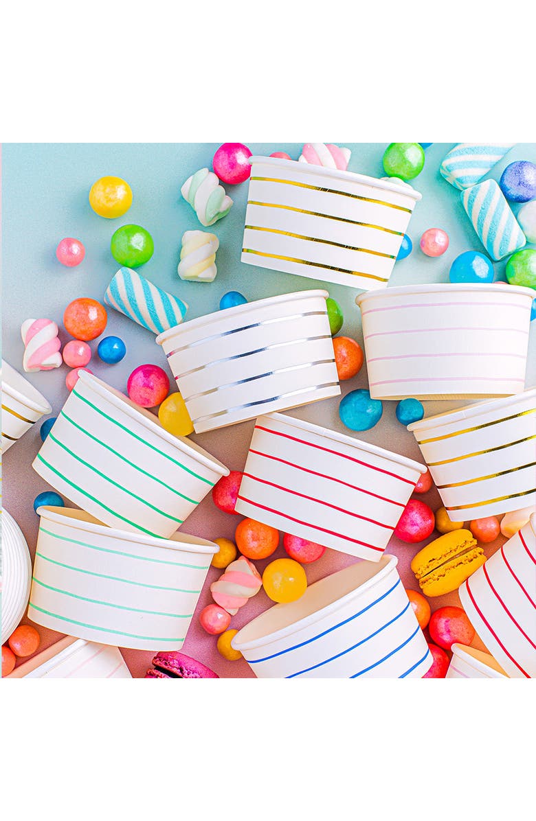 Daydream Society Frenchie Striped Petite Napkins, Alternate, color, Ink