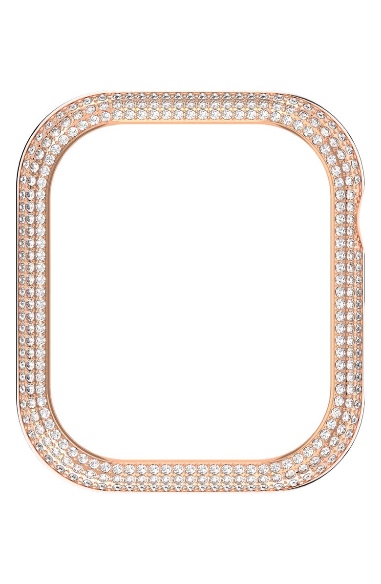 Swarovski Sparkling Pavé 41mm Apple Watch<sup
®</sup
Case Attachment, Main, color, Rose Gold