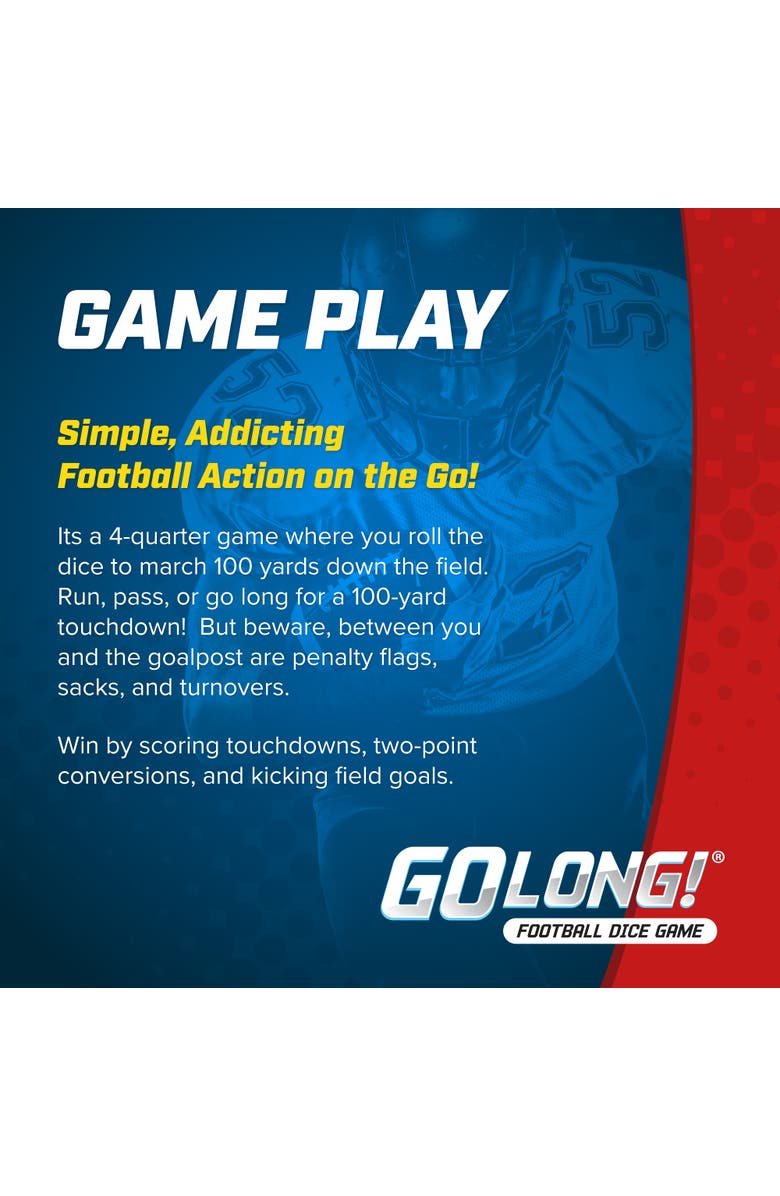 Zobmondo!! Football Dice Game, Alternate, color, Multicolored