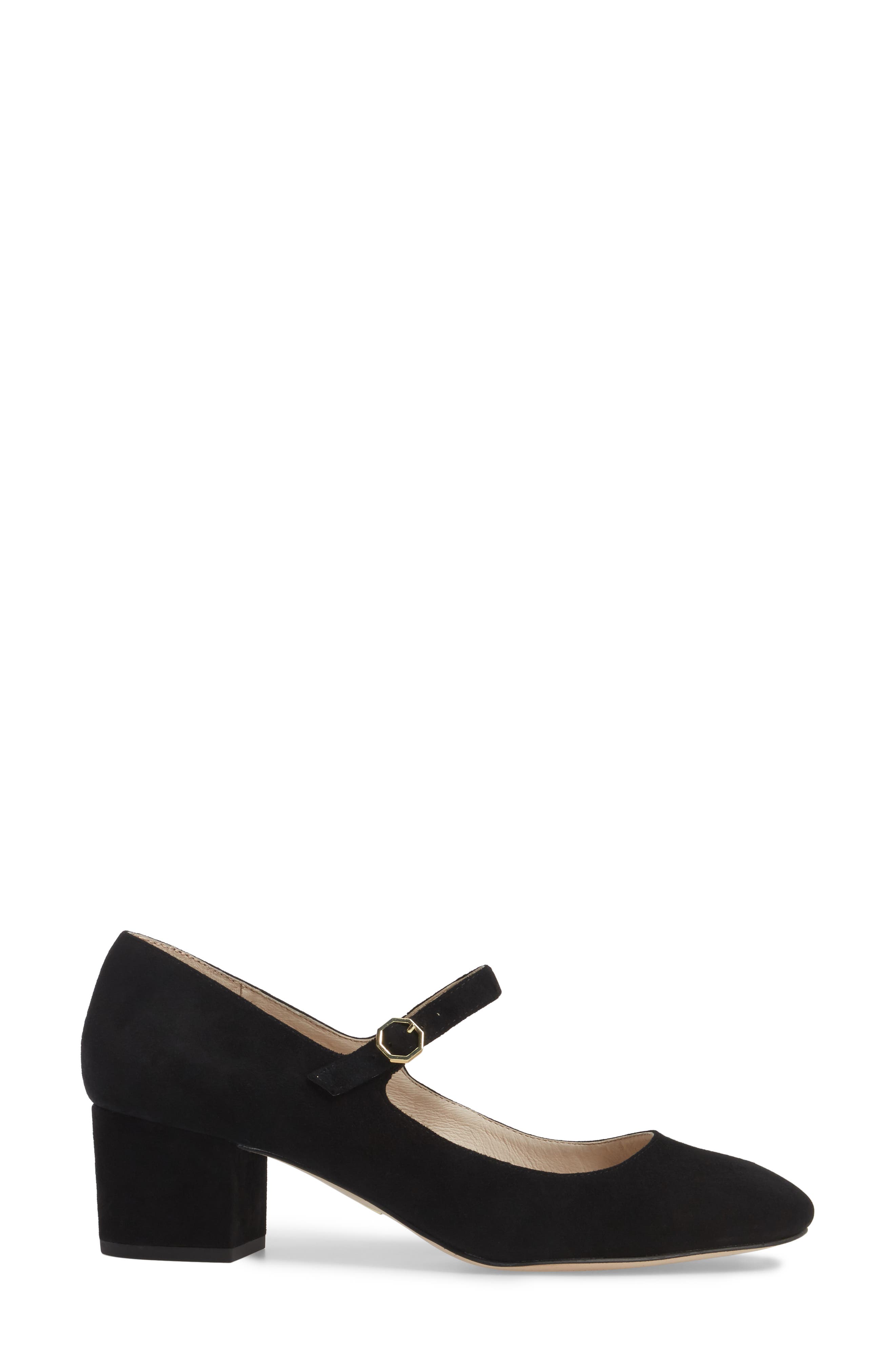 Korrie Mary Jane Pump, Alternate, color, BLACK SUEDE
