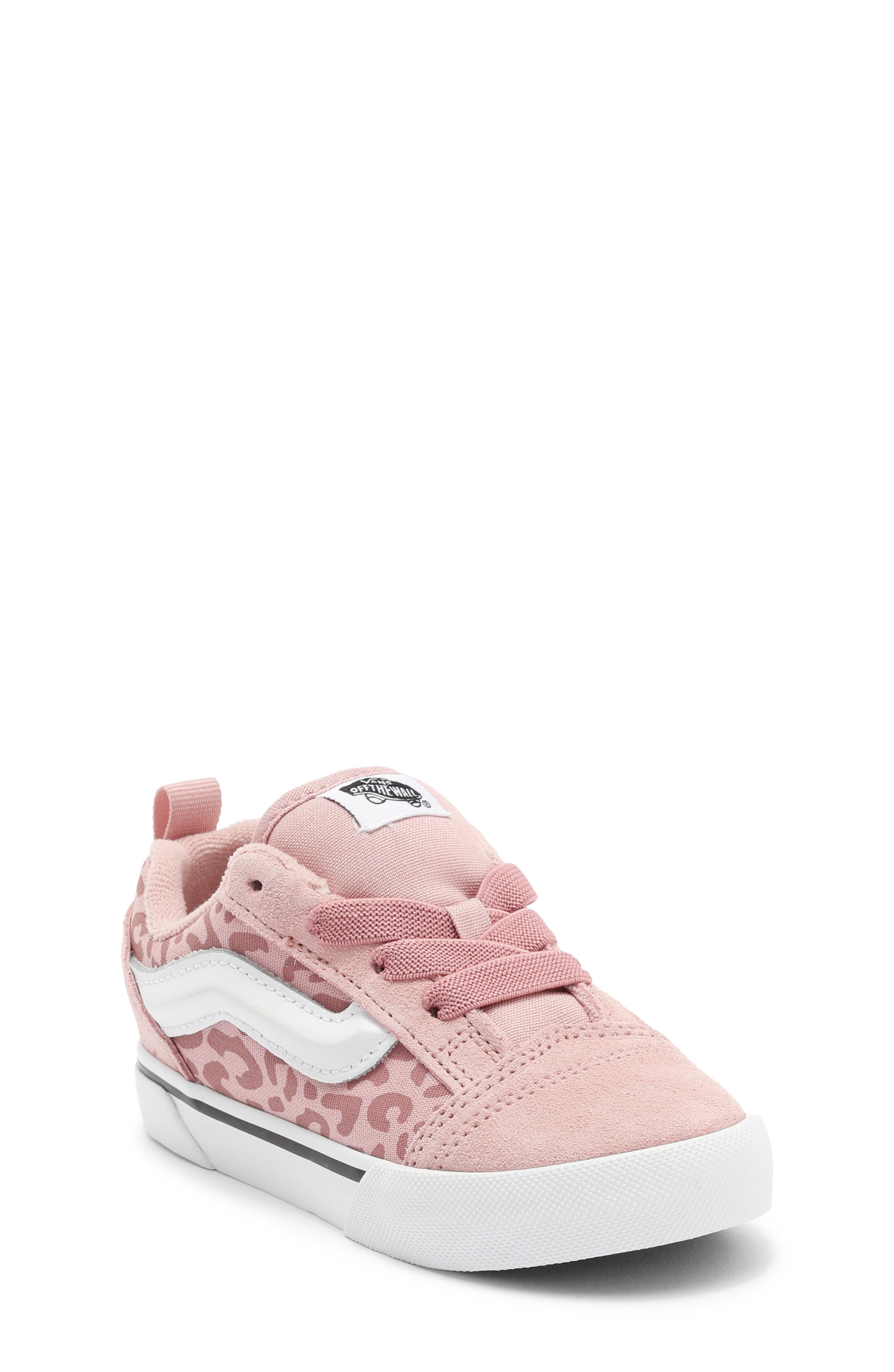 Vans T KNU SKOOL ELASTIC LACE, Main, color, Leopard Misty Mauve