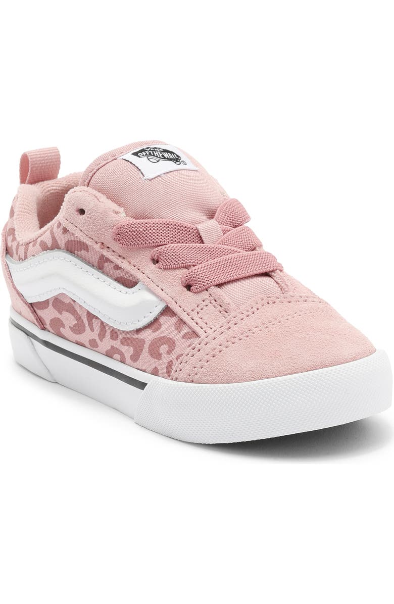 Vans T KNU SKOOL ELASTIC LACE, Main, color, Leopard Misty Mauve