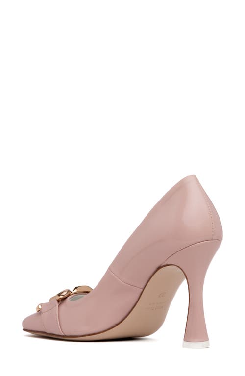 Beautiisoles Franca Chain Pump In Beige