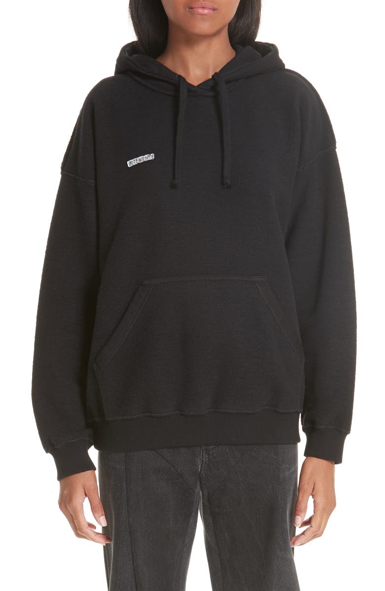 VETEMENTS Inside-Out Hoodie, Main, color,
