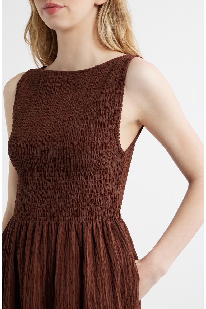 The Cosima Nap® Midi Dress, Alternate, color, CHOCOLATE