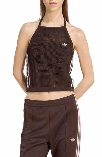 Open Stitch Halter Top