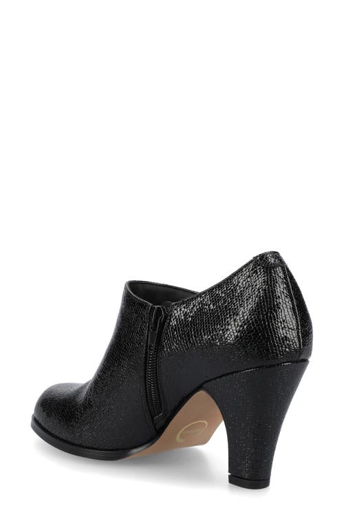 Journee Collection Sanzi Heeled Ankle Bootie In Black