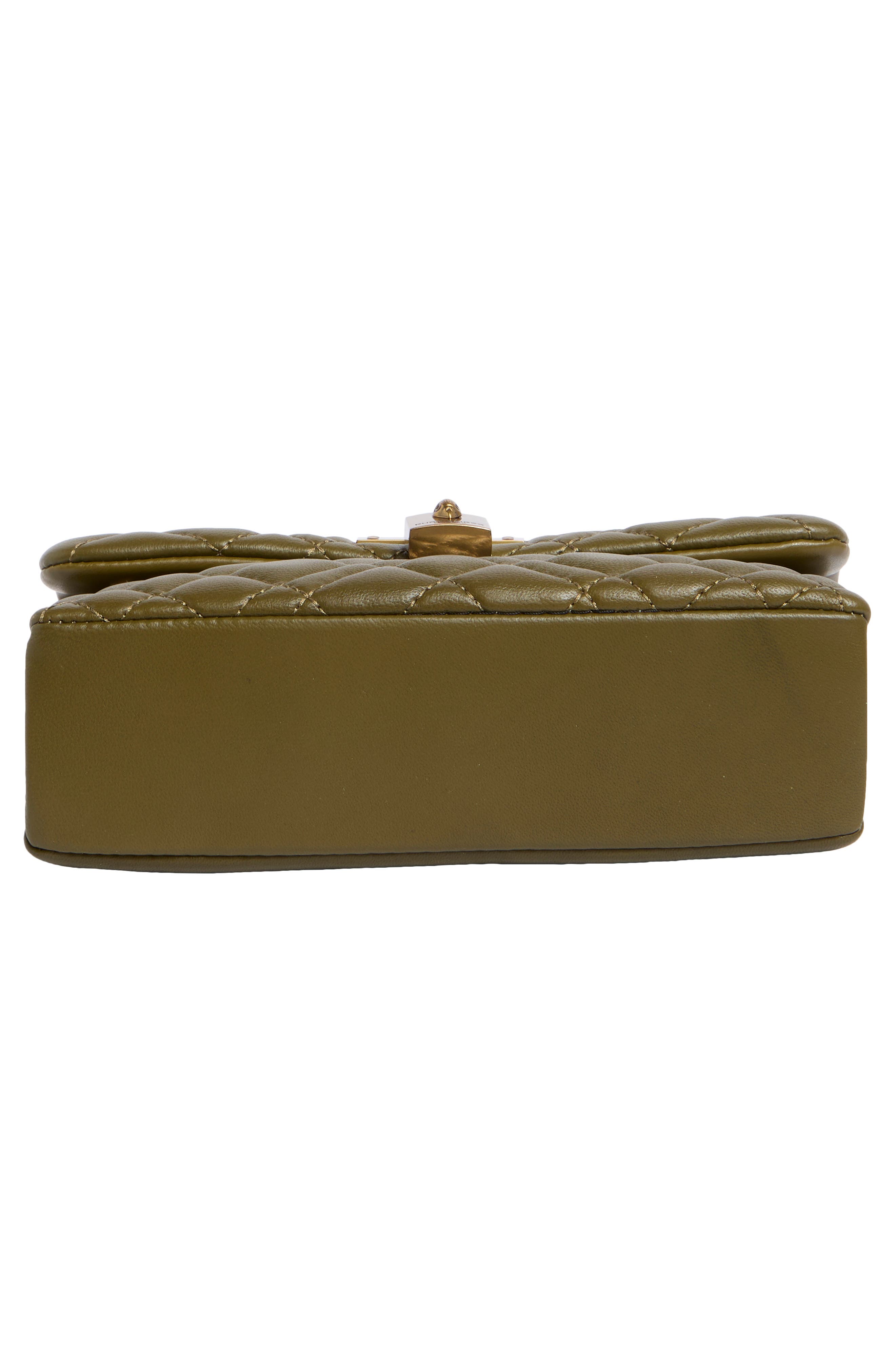 Kurt Geiger London Mini Brixton Bag, Alternate, color, Khaki Leather