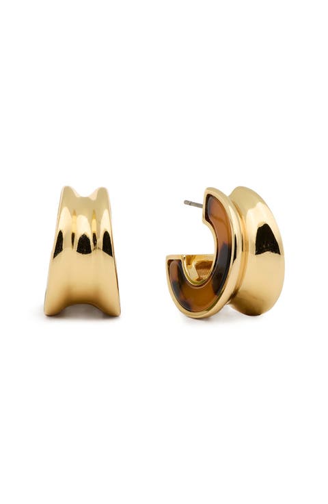 bold huggie hoop earrings