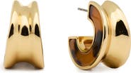 Kate Spade New York bold huggie hoop earrings