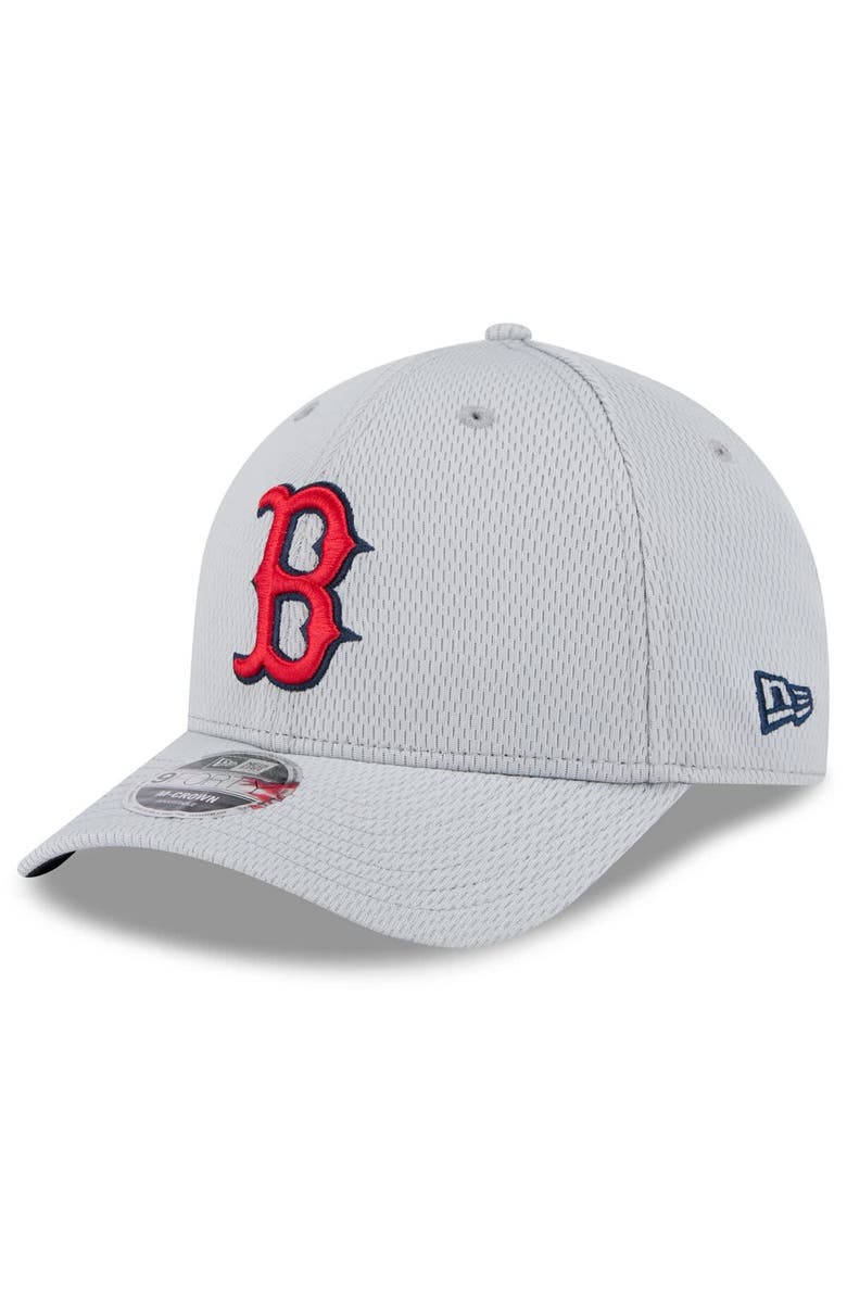 New Era Men's New Era Gray Boston Red Sox 2025 MLB Clubhouse 9FORTY M-Crown Adjustable Hat, Alternate, color, 