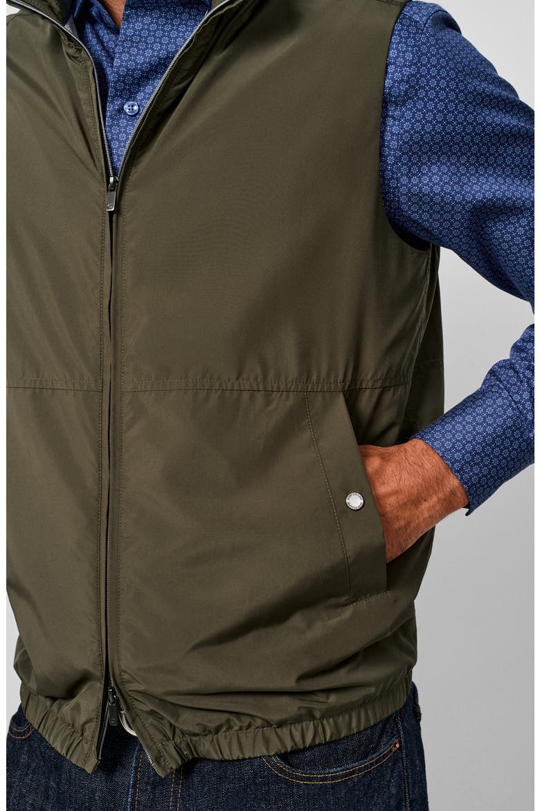 Zip Front Vest, Alternate, color, OLIVE