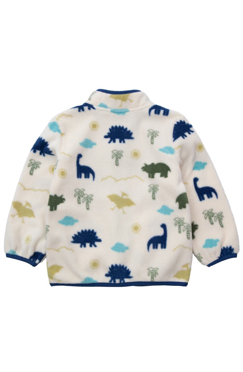 Rokka&Rolla Adventure Fleece Jacket, Alternate, color, Cream Dino