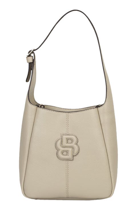 Anett Faux Leather Hobo Bag