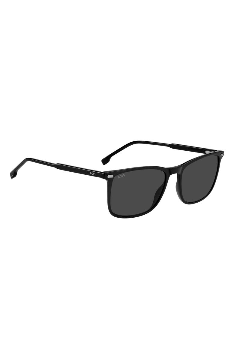 BOSS 56mm Sunglasses, Alternate, color, Black/ Grey