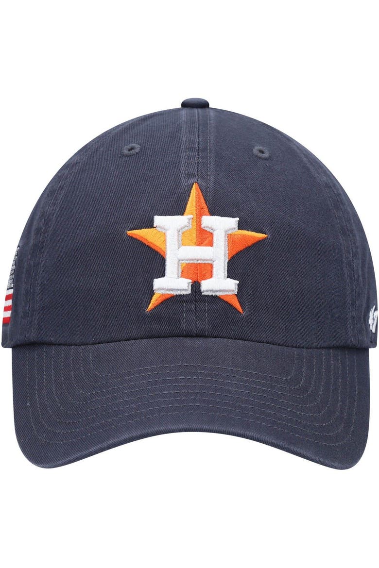 Men's '47 Navy Houston Astros Heritage Clean Up Adjustable Hat, Alternate, color, Navy