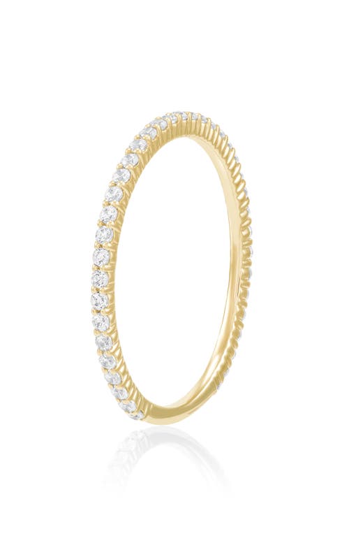 Frankie & Zoe Diamond Band Ring In Gold