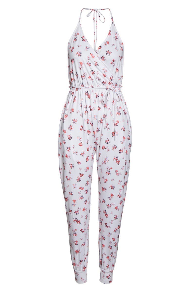 Spiritual Gangster Sun Salutation Halter Jumpsuit, Alternate, color, 