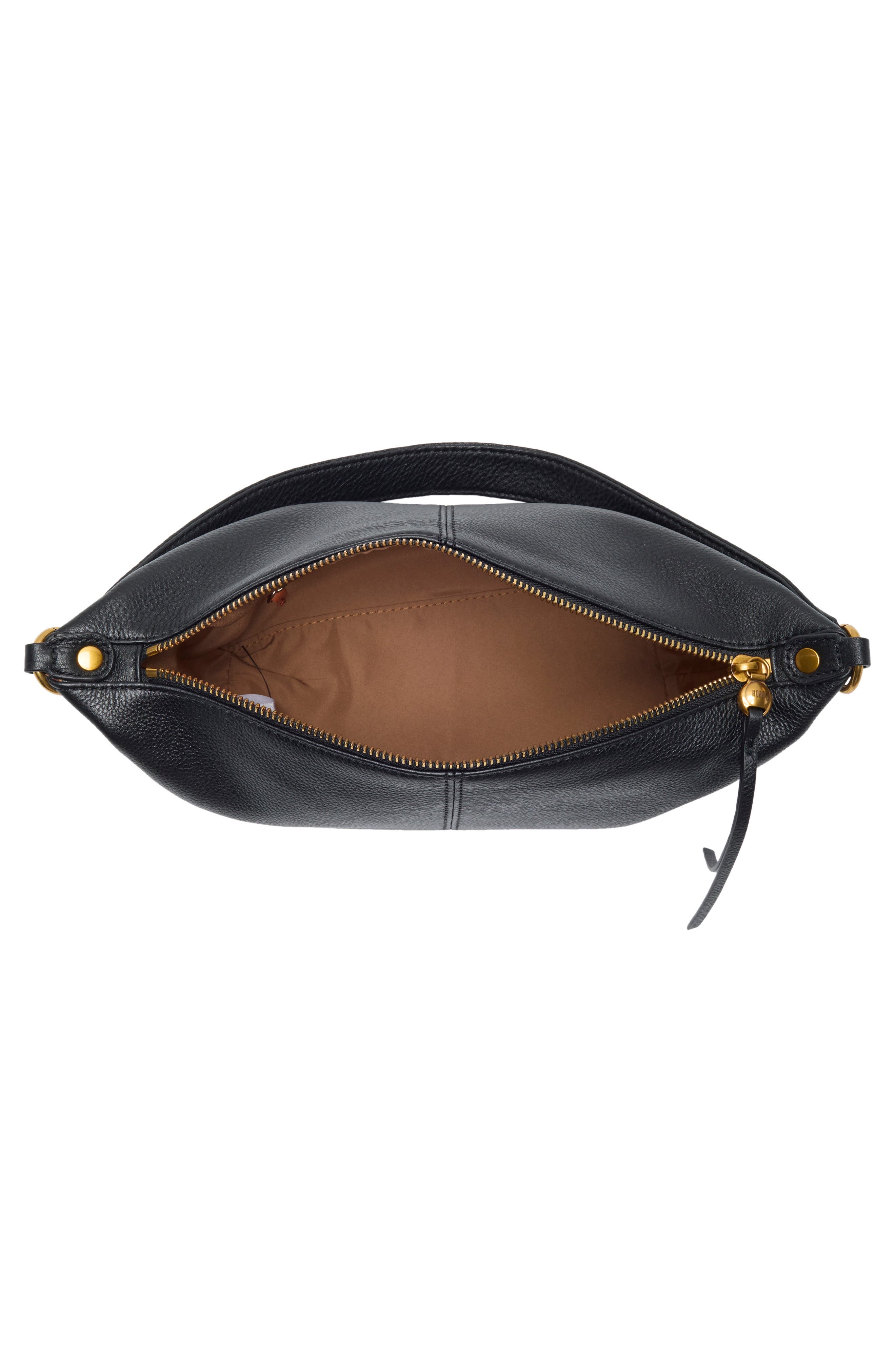 Laguna Leather Crossbody Bag, Alternate, color, BLACK