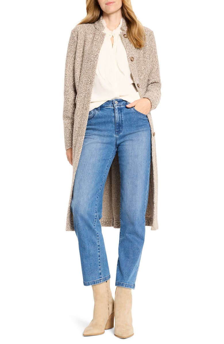 NIC+ZOE Falling Chiffon Top, Alternate, color, Classic Cream