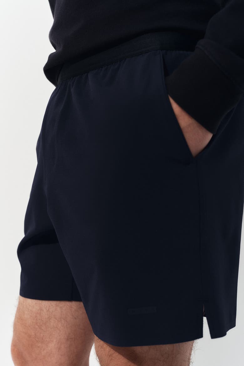 Regular Fit Tennis Shorts With Drymove, Alternate, color, Dark blue