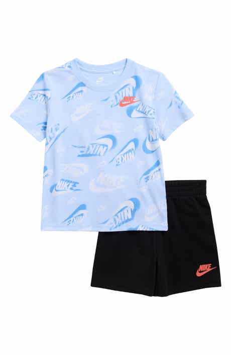 Nike Kids' On the Move Graphic T-Shirt & French Terry Shorts Set