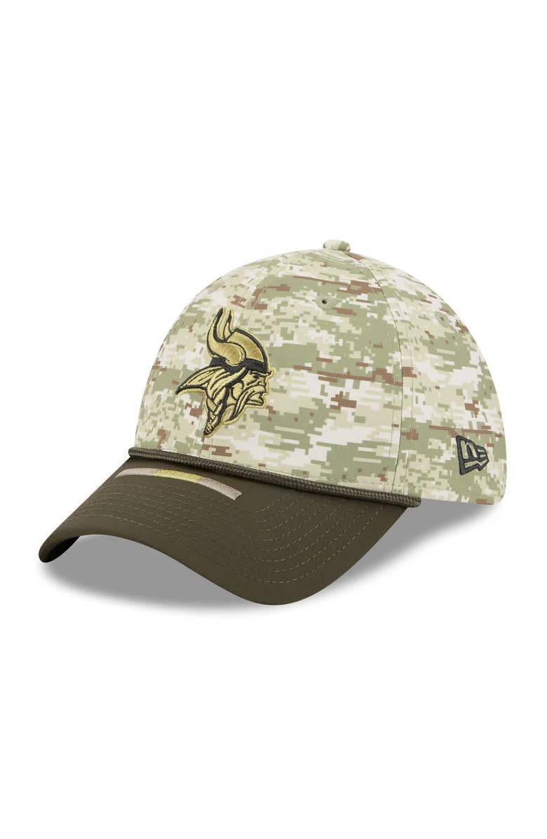 New Era Men's New Era Camo Minnesota Vikings 2025 Salute to Service 39THIRTY Flex Hat, Alternate, color, Camo