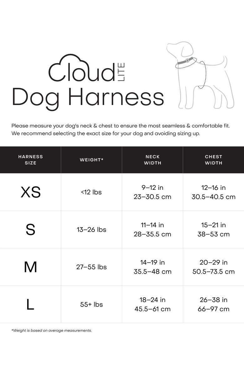 SUNNY TAILS Cloud Lite Waterproof Dog Harness, Alternate, color, Ember Black