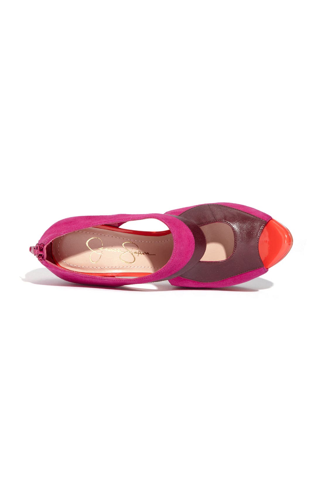 'Evannan' Platform Pump, Alternate, color, BERMUDA PINK
