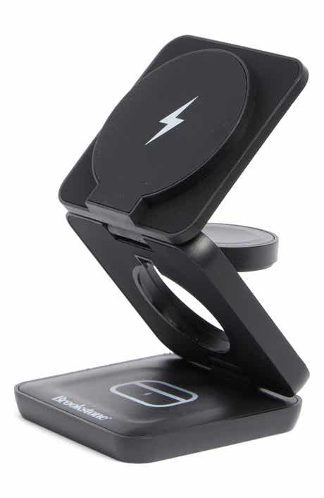 BROOKSTONE 3-in-1 Foldable MagSafe® Compatible Charging Station