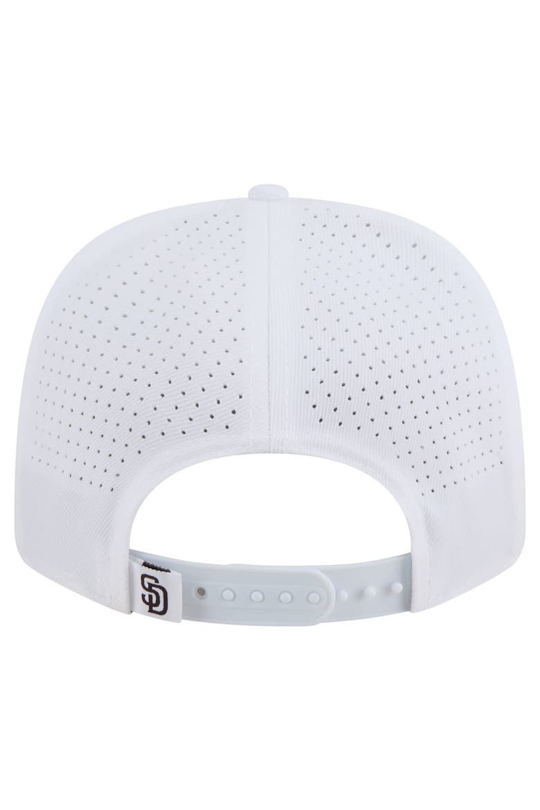 Men's New Era White San Diego Padres COOLERA 9SEVENTY Adjustable Hat, Alternate, color, White