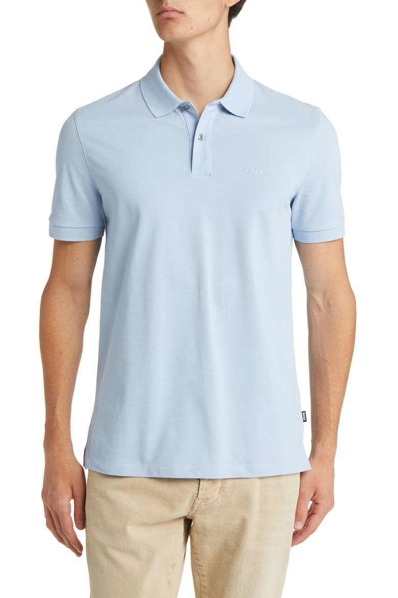 Pallas Cotton Polo, Main, color, LIGHT BLUE