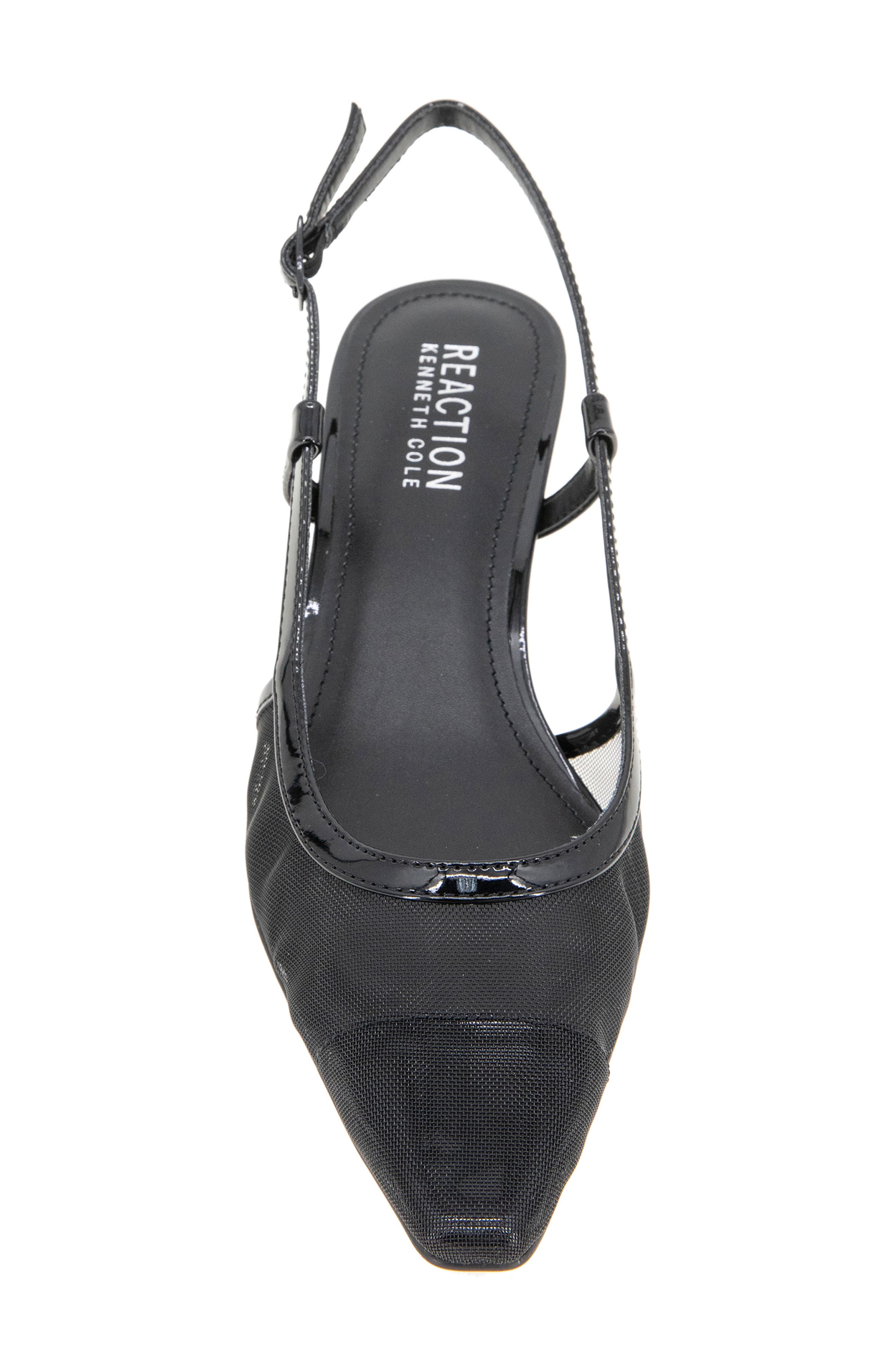 Reaction Kenneth Cole Maggie Mesh Slingback Pump, Alternate, color, Black Mesh