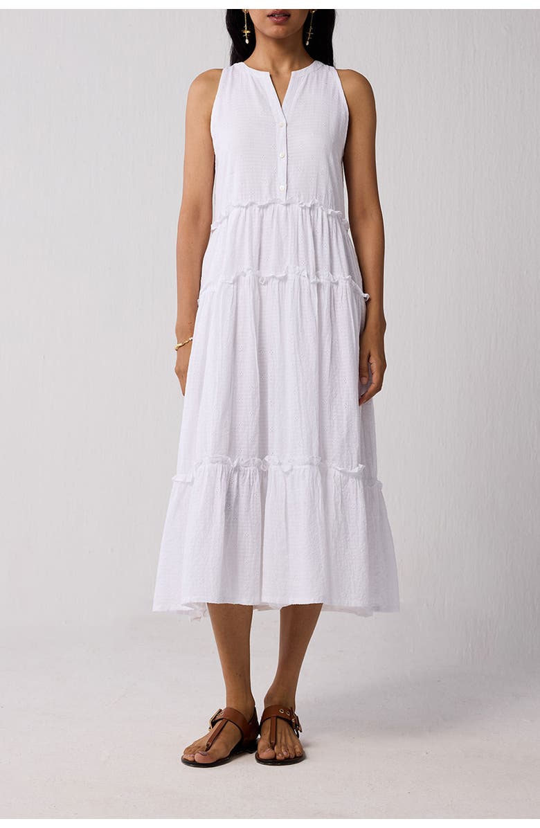 Reistor Sleeveless Easy Maxi Dress, Main, color, White