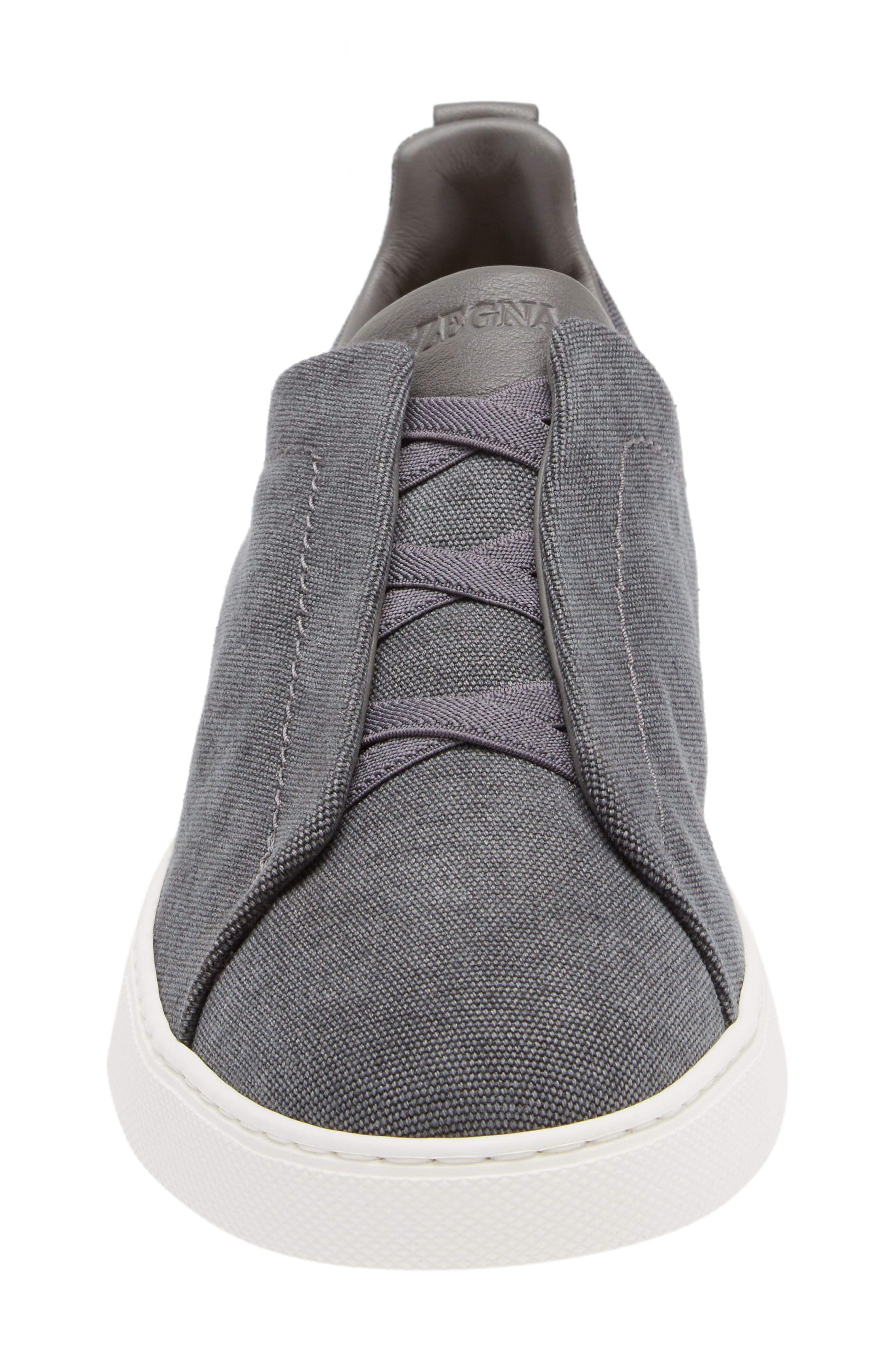 ZEGNA Triple Stitch Low Top Sneaker, Alternate, color, 