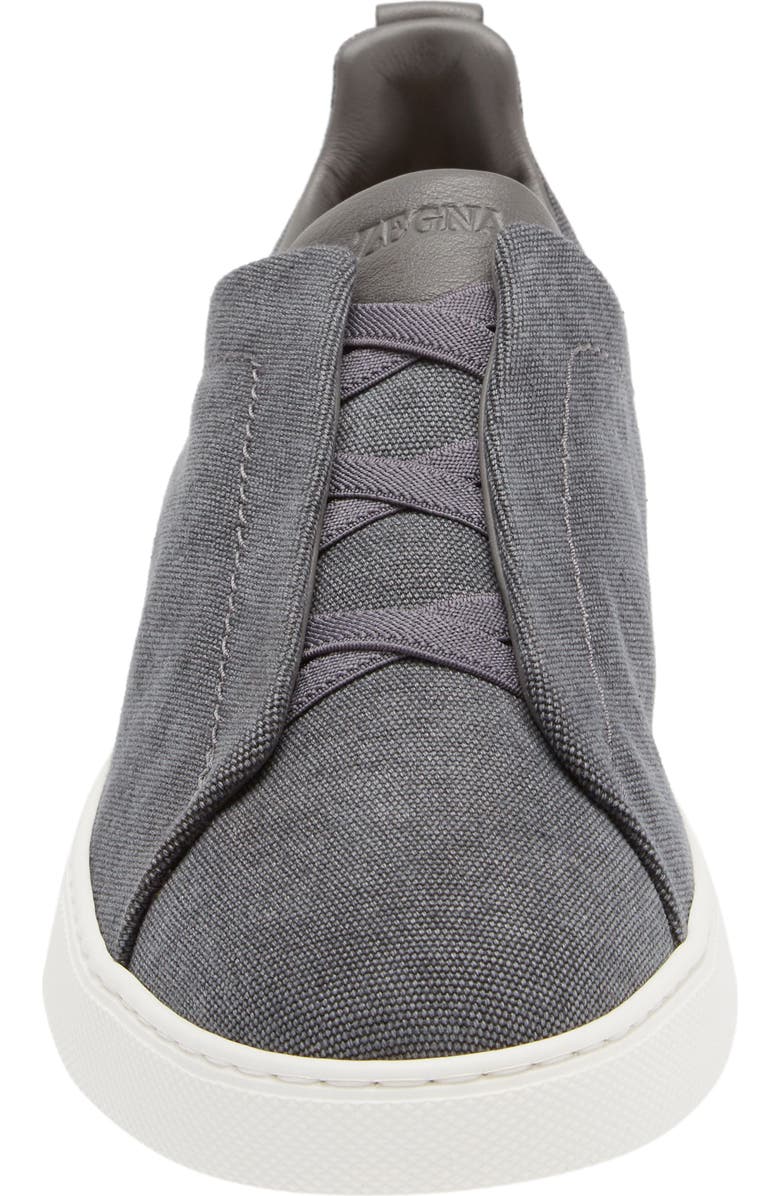 ZEGNA Triple Stitch Low Top Sneaker, Alternate, color,